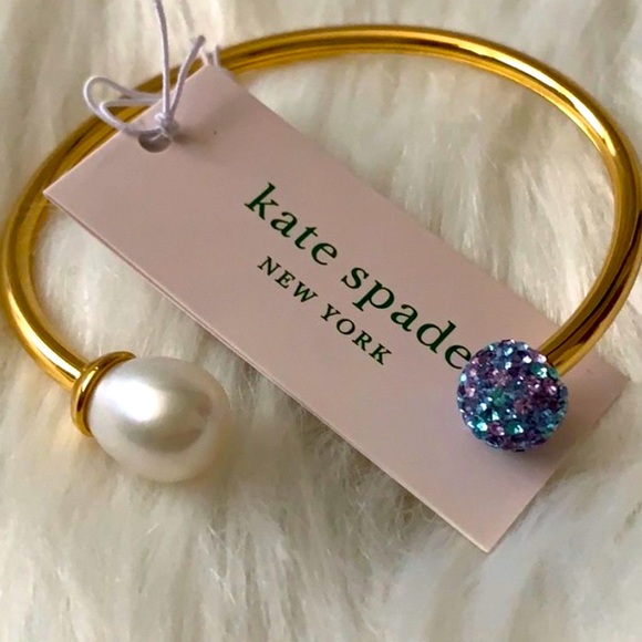 New Kate Spade pearl power flex cuff - Picture 2 of 9